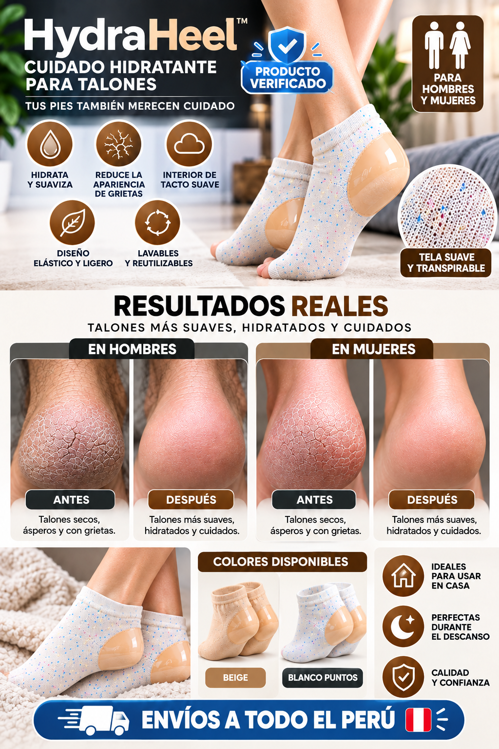 HydraHeel™ - Cuidado para tus Talones