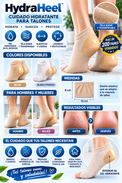 HydraHeel™ - Cuidado para tus Talones