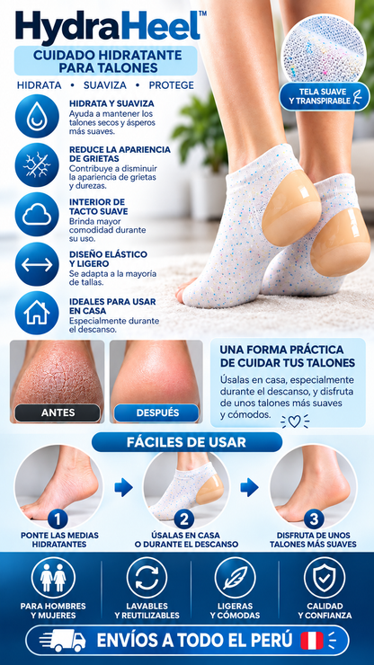 HydraHeel™ - Cuidado para tus Talones