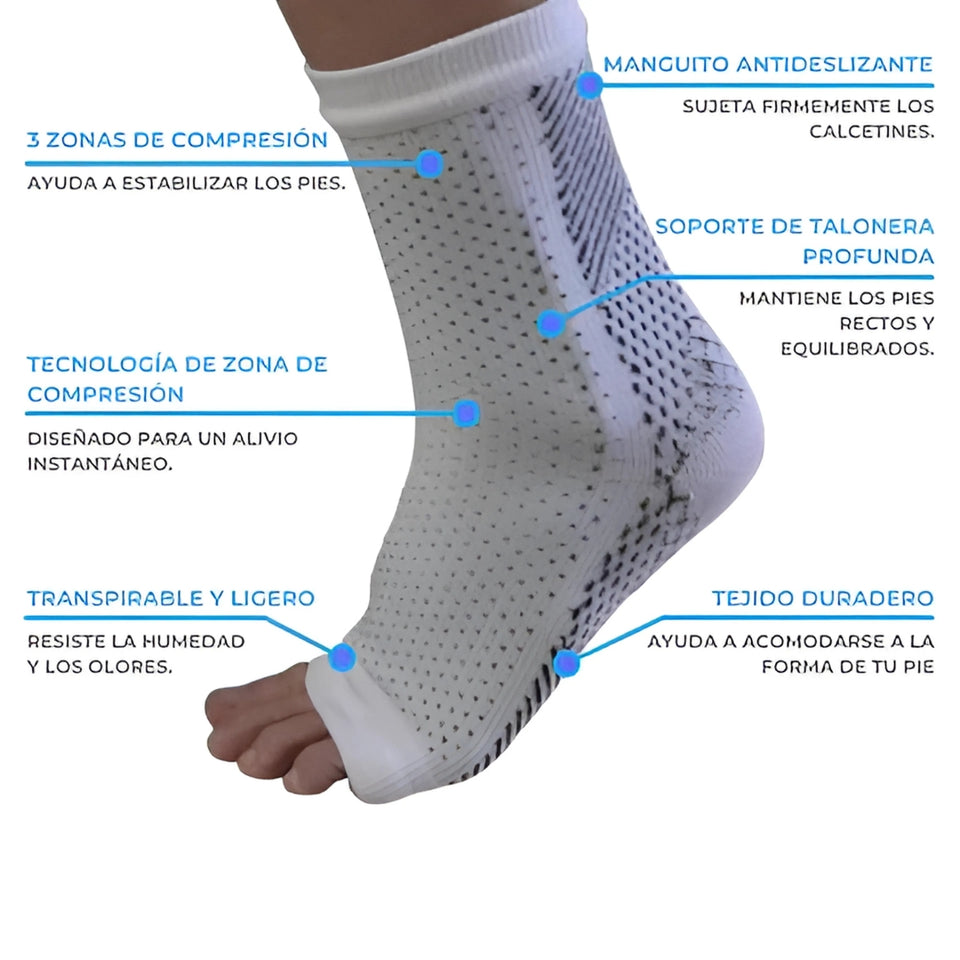 2 Pares calcetines de Neurocompresión